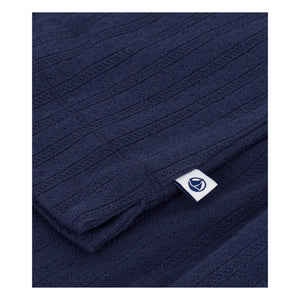 Petit Bateau - Marineblaue flüssige Pyjamahose
