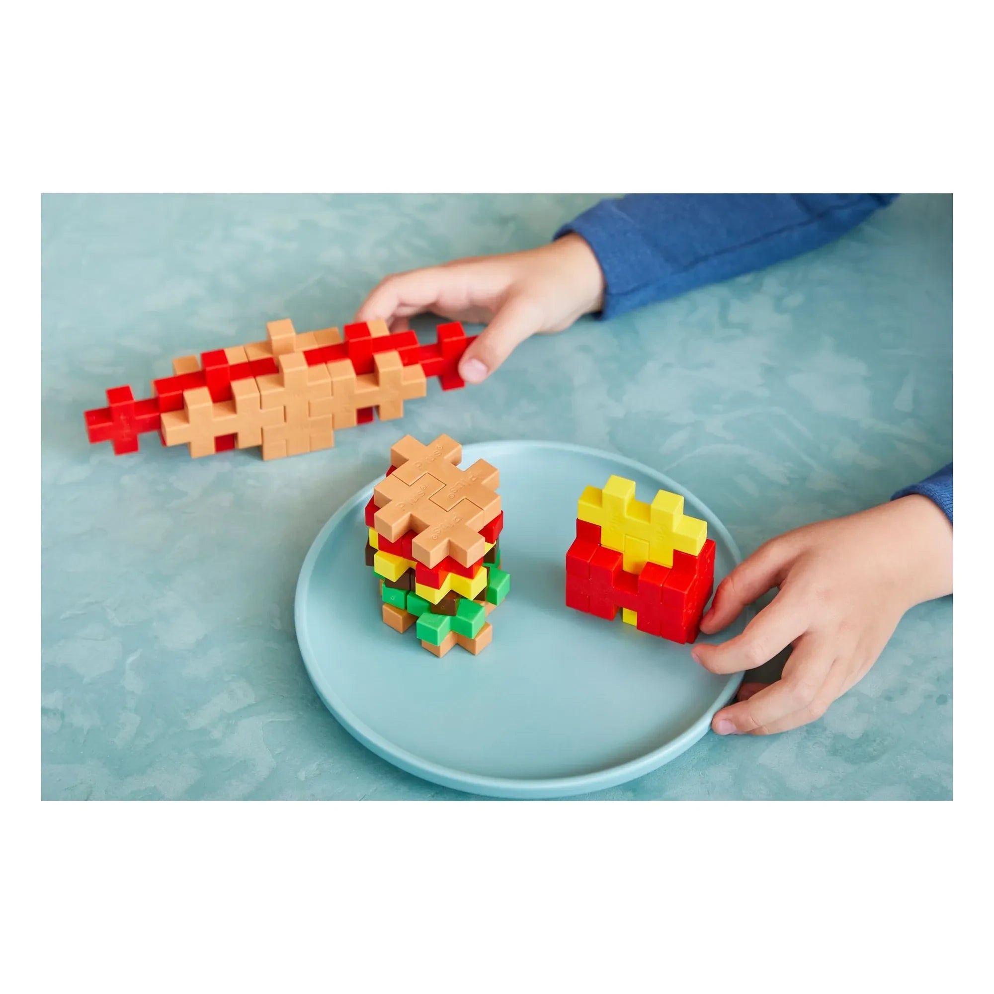 Plus-Plus - Foodies activity box - 40 pieces