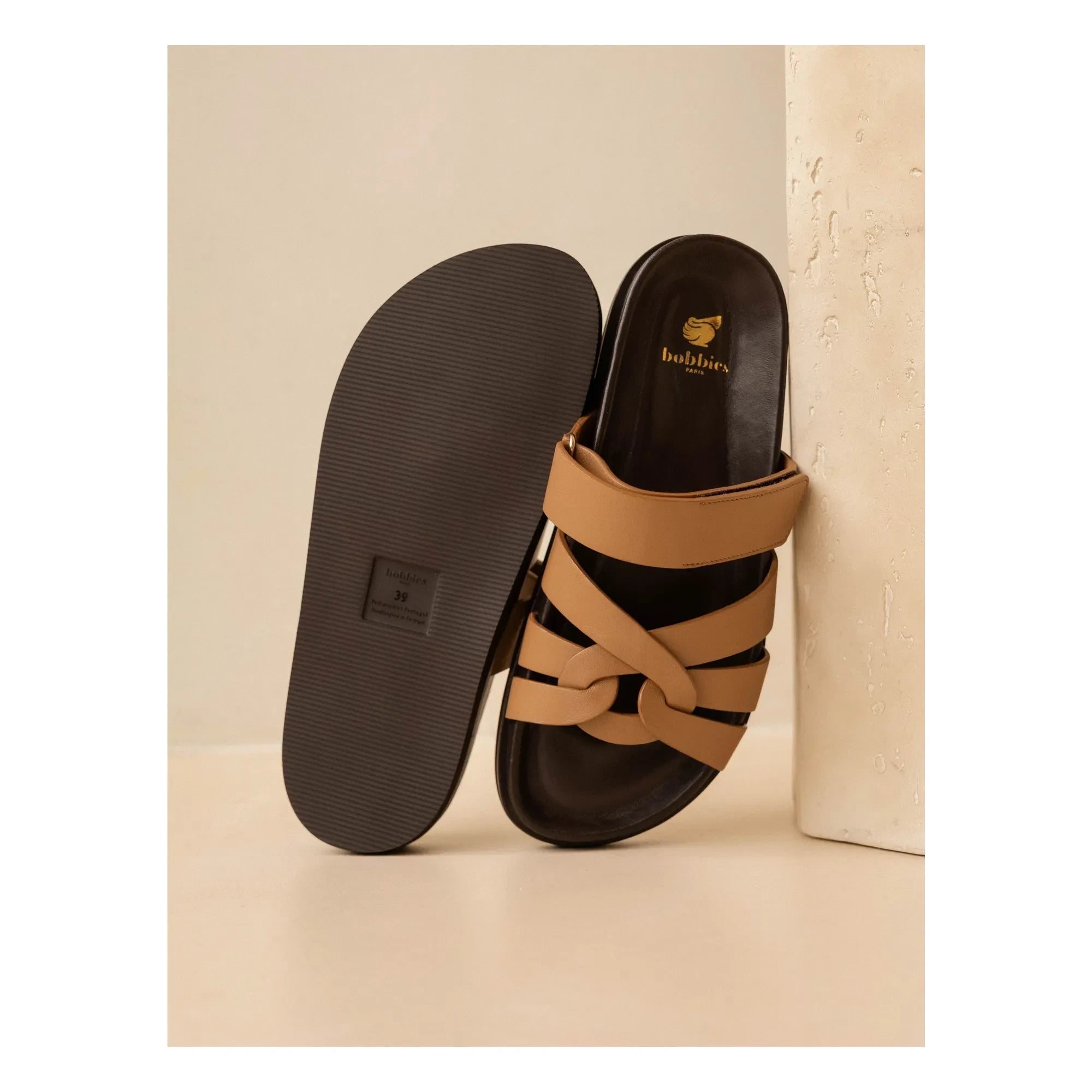 Bobbies - Atlas Leder Sandalen | Hazel