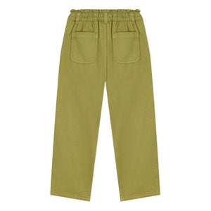 Petit Bateau - Kağıt Bel Twill Pantolon | Zeytin