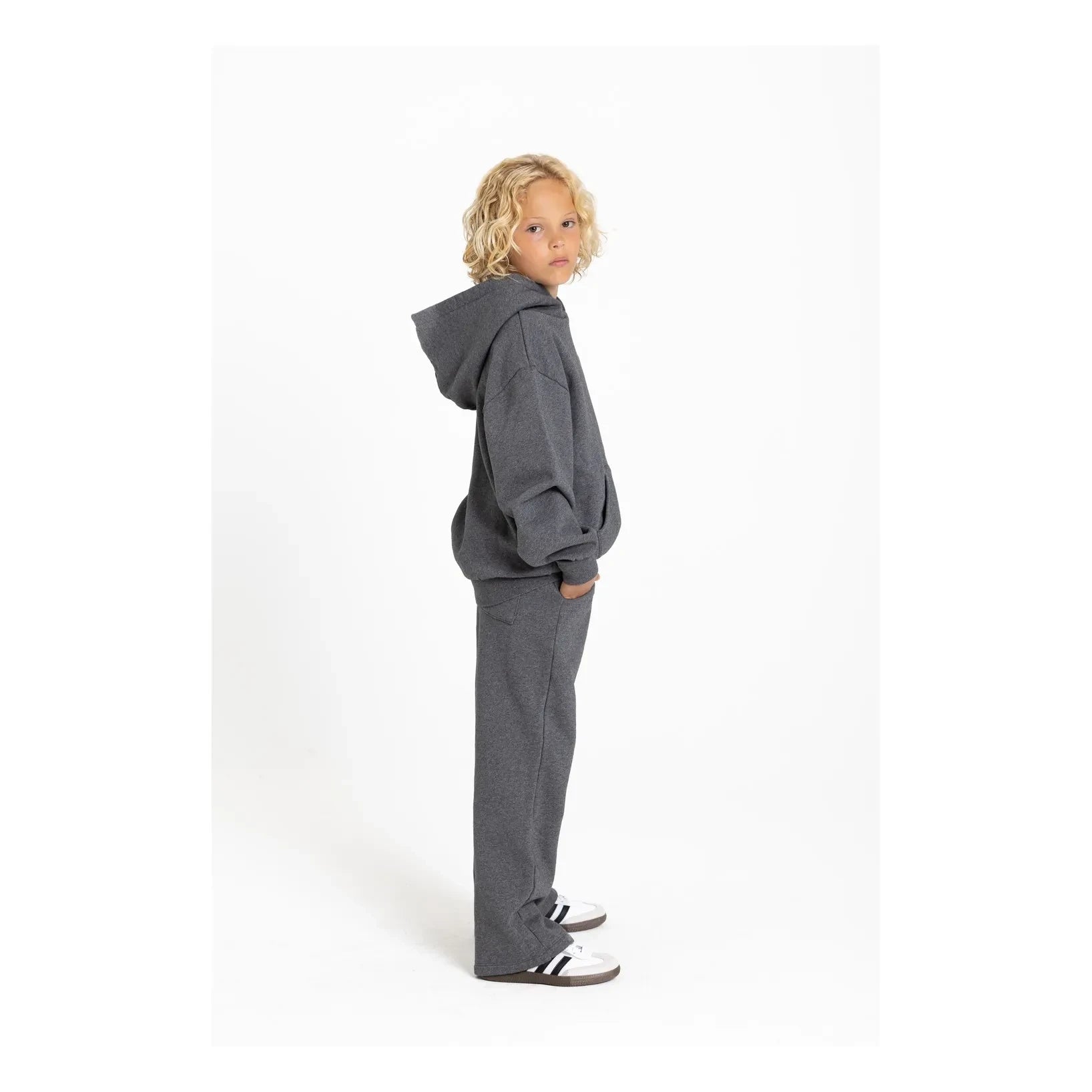 Smallable Kid - Canterbury Organik Pamuklu Jogger | Gri Melanj