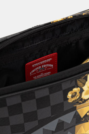 Sprayground - Gri Suni Deri Kozmetik Çantası 910B9005NSZ