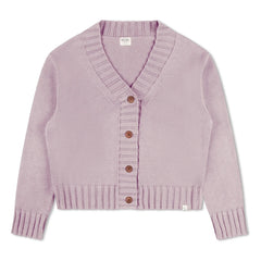 Matona - Bio-Baumwollstrickjacke | Lavendel