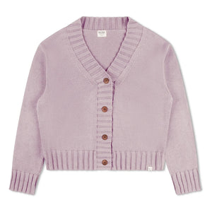 Matona - Bio-Baumwollstrickjacke | Lavendel