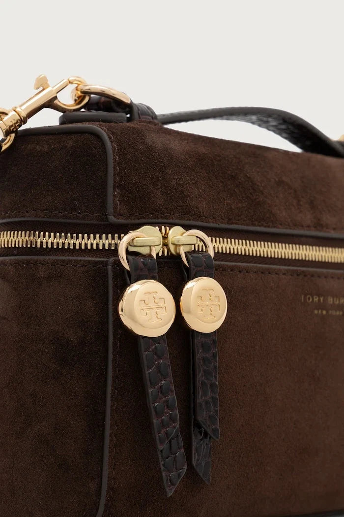 Tory Burch Kadın Süet Crossbody Çanta Romy