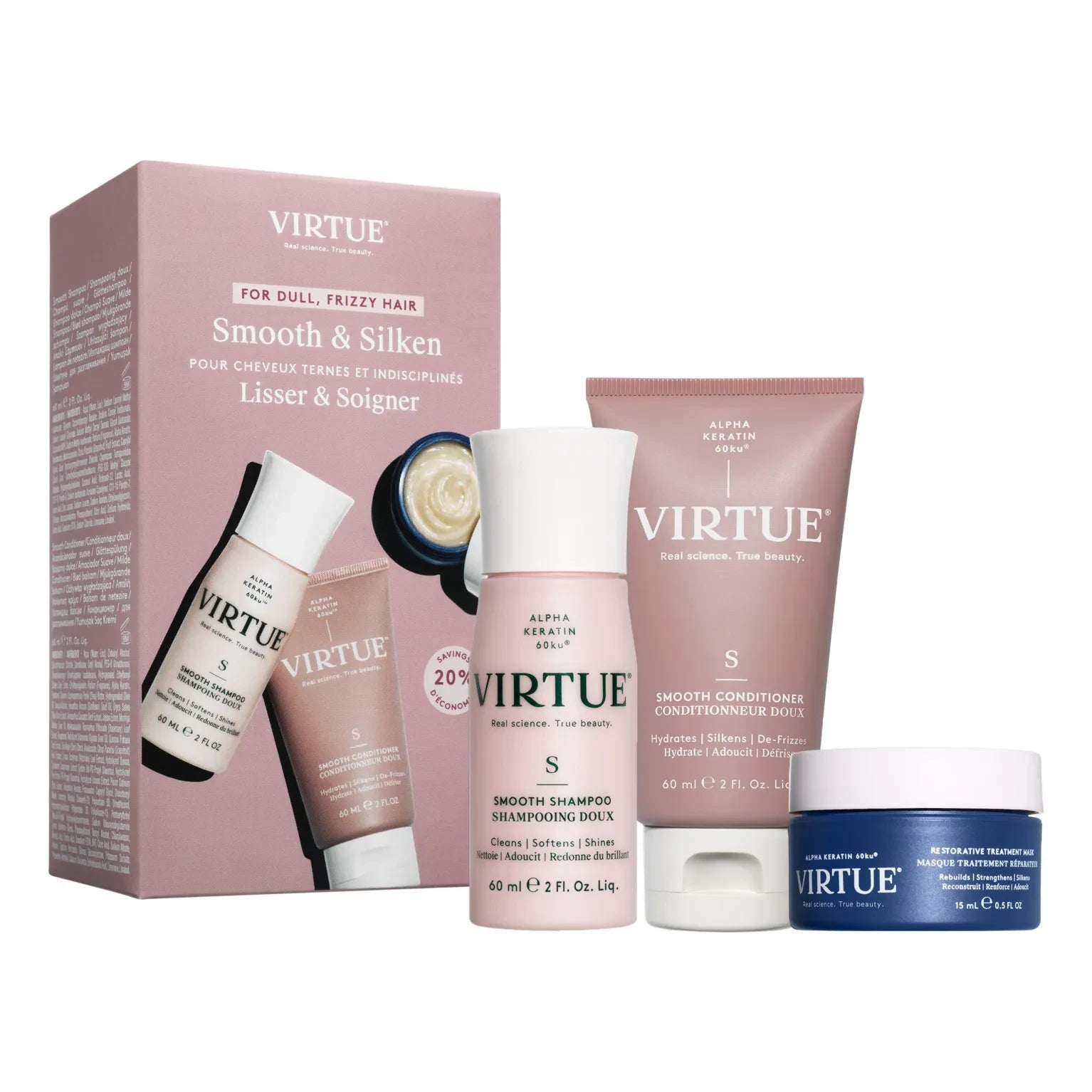 Virtue - Pürüzsüzlük Keşif Seti - Mat Saçlar