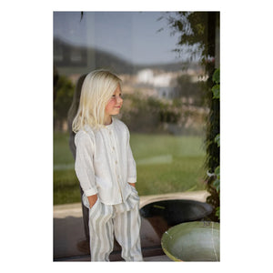 1+ in the family - Kurta Pubol Mousseline | White