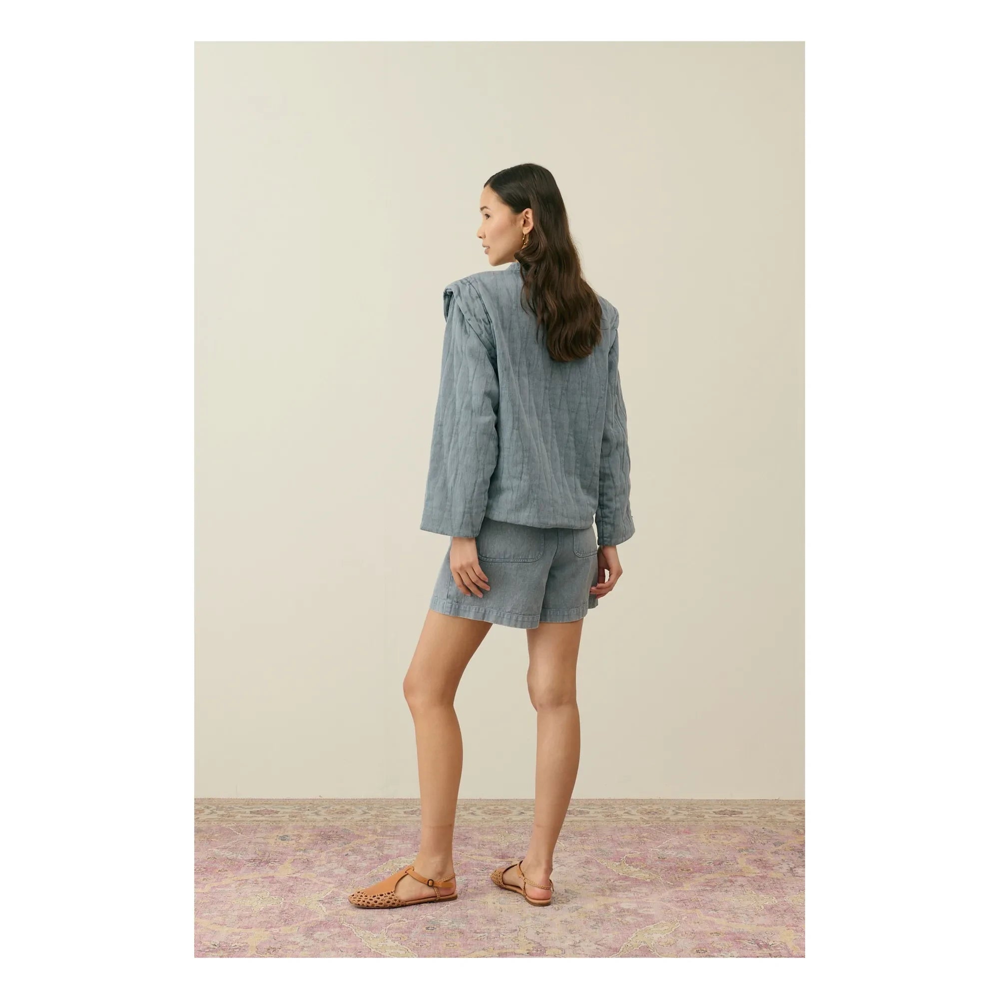 Louise Misha - Horicia Organic Cotton Jacket - Women's Collection | Gray