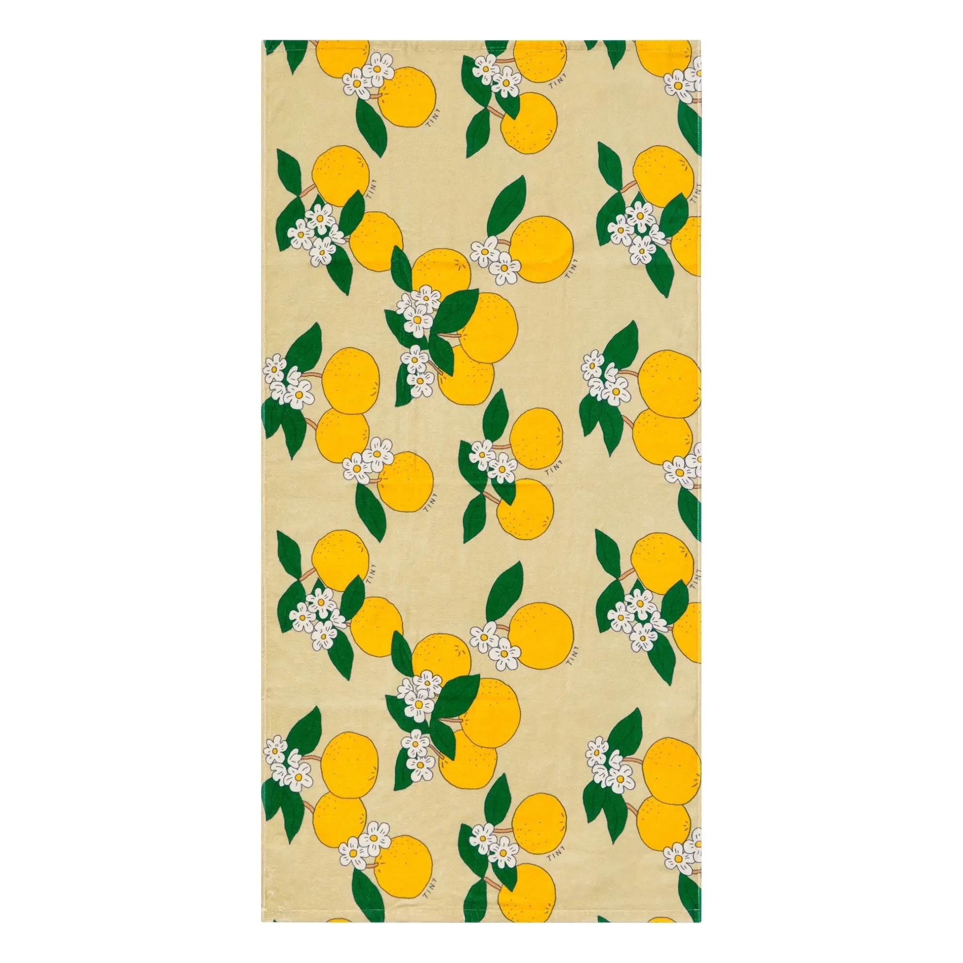 Tinycottons - Strandtuch Orange Bio-Baumwolle | Gelb