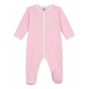 Petit Bateau – Schlafanzug Petit Amour aus Bio-Baumwolle | Rosa