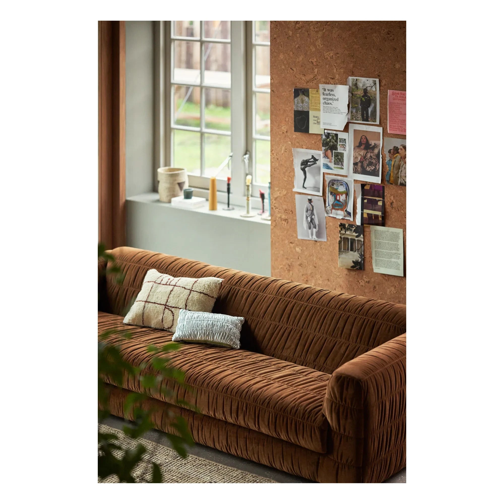 HKliving - Club 4-Sitzer Sofa | Karamell