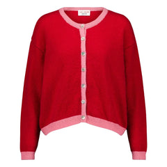 Elise Chalmin - Julia Strickjacke | Rosa/Rot
