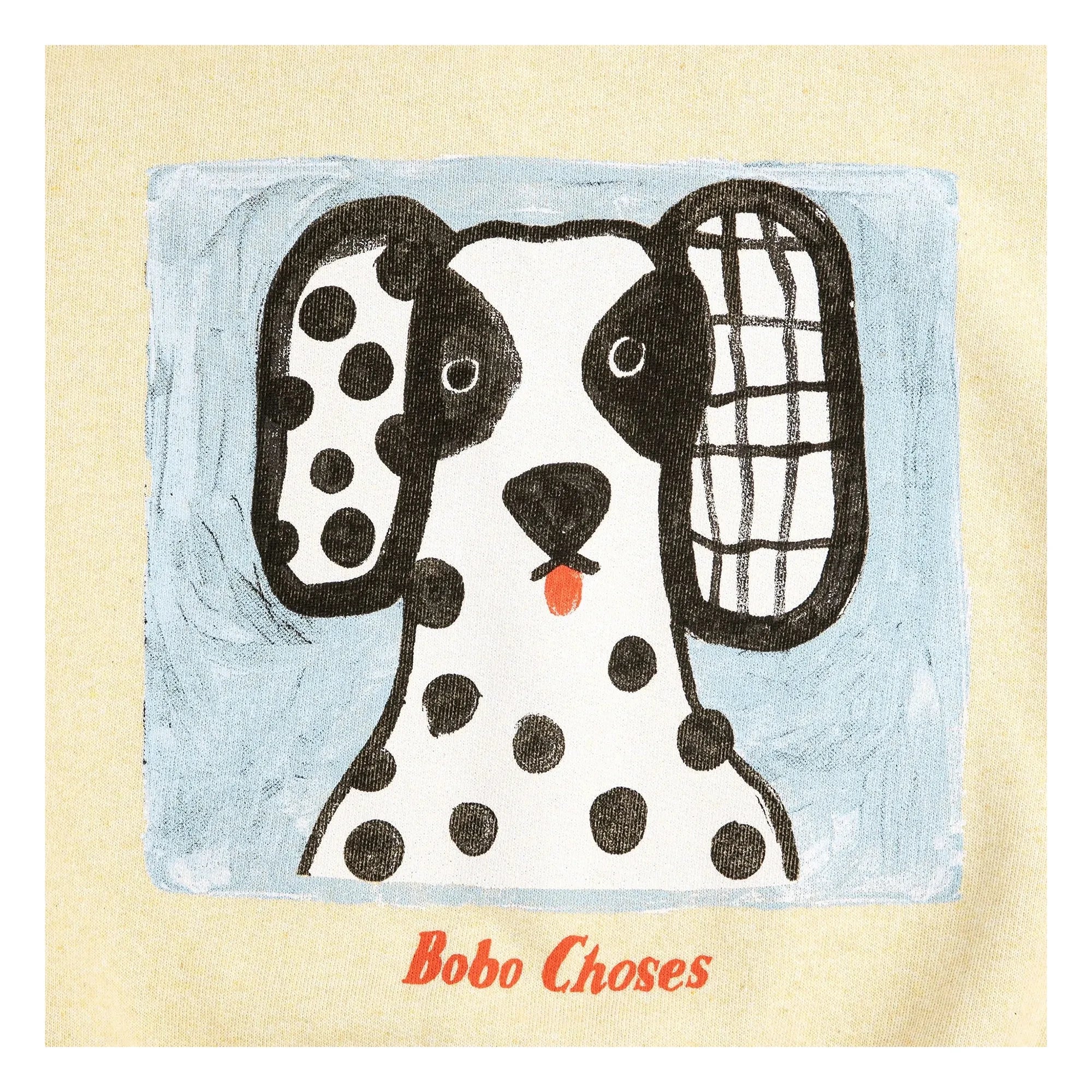 Bobo Choses - Dalmatiner Bio-Baumwoll-Sweatshirt | Gelb