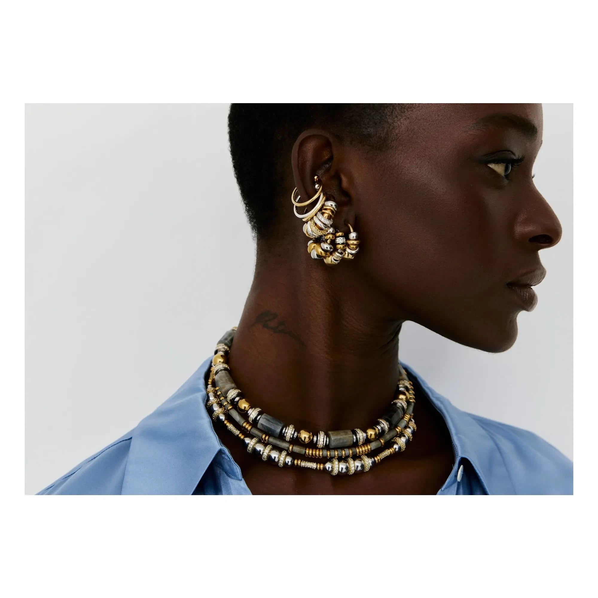 Sigal - Athena Kette | Grau