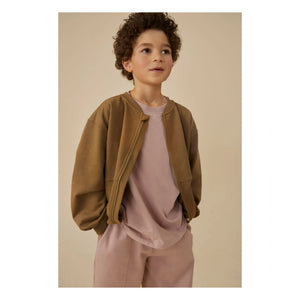Gray Label - Organic Cotton Bomber Jacket | Khaki Brown