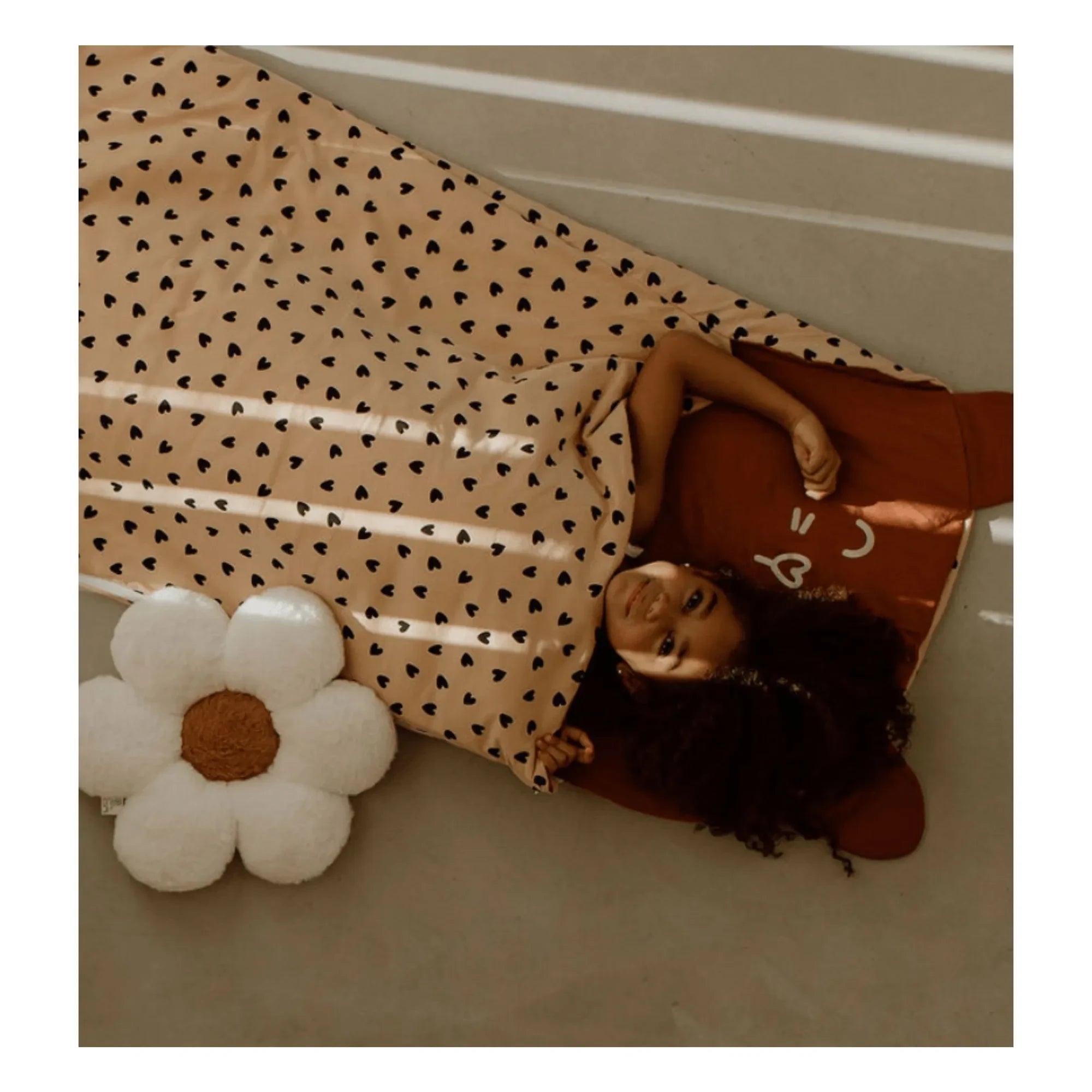 Les Petites Billes - Leopard Ganzjahresschlafsack | Terrakotta
