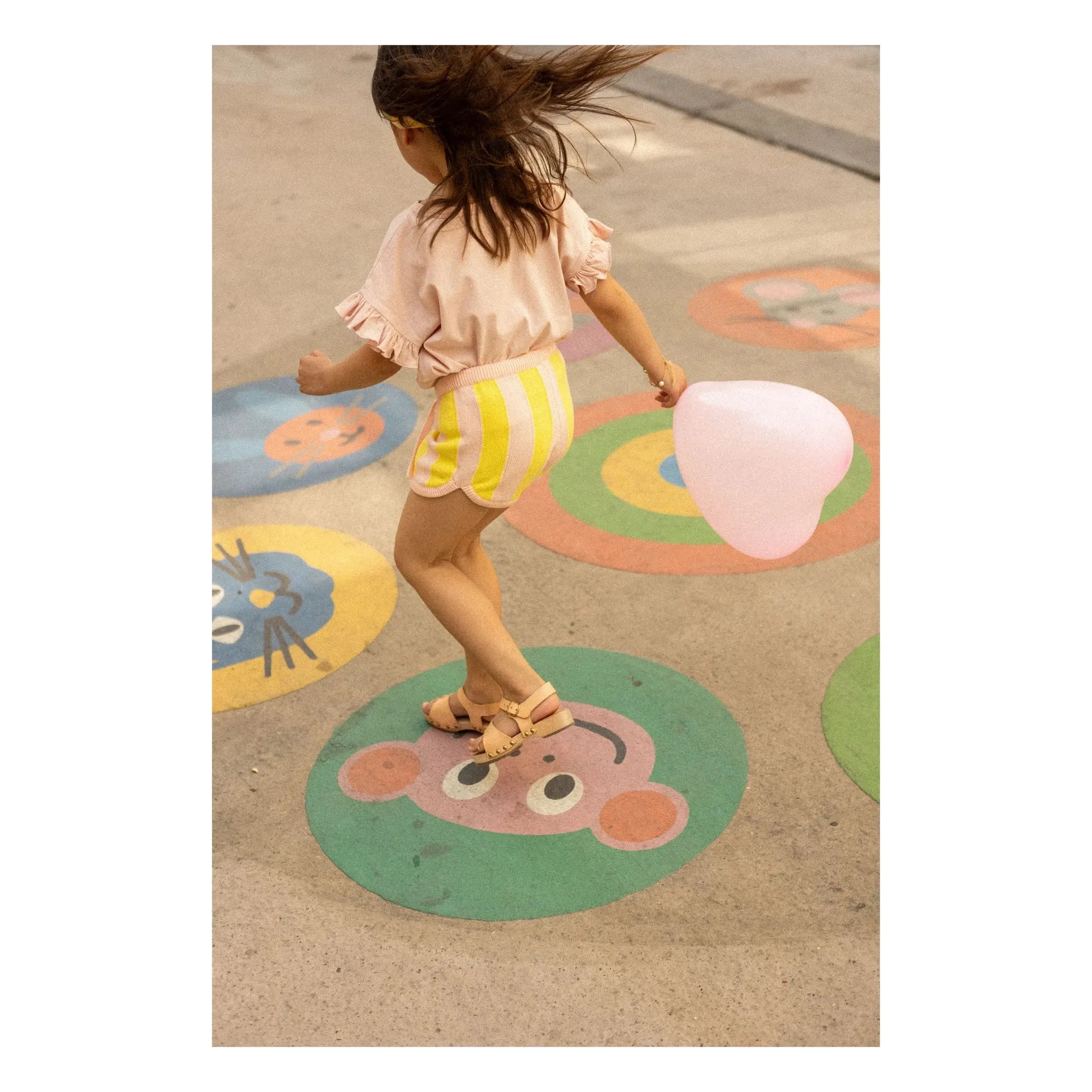 Louis Louise - Gestreifte Iris Shorts | Gelb