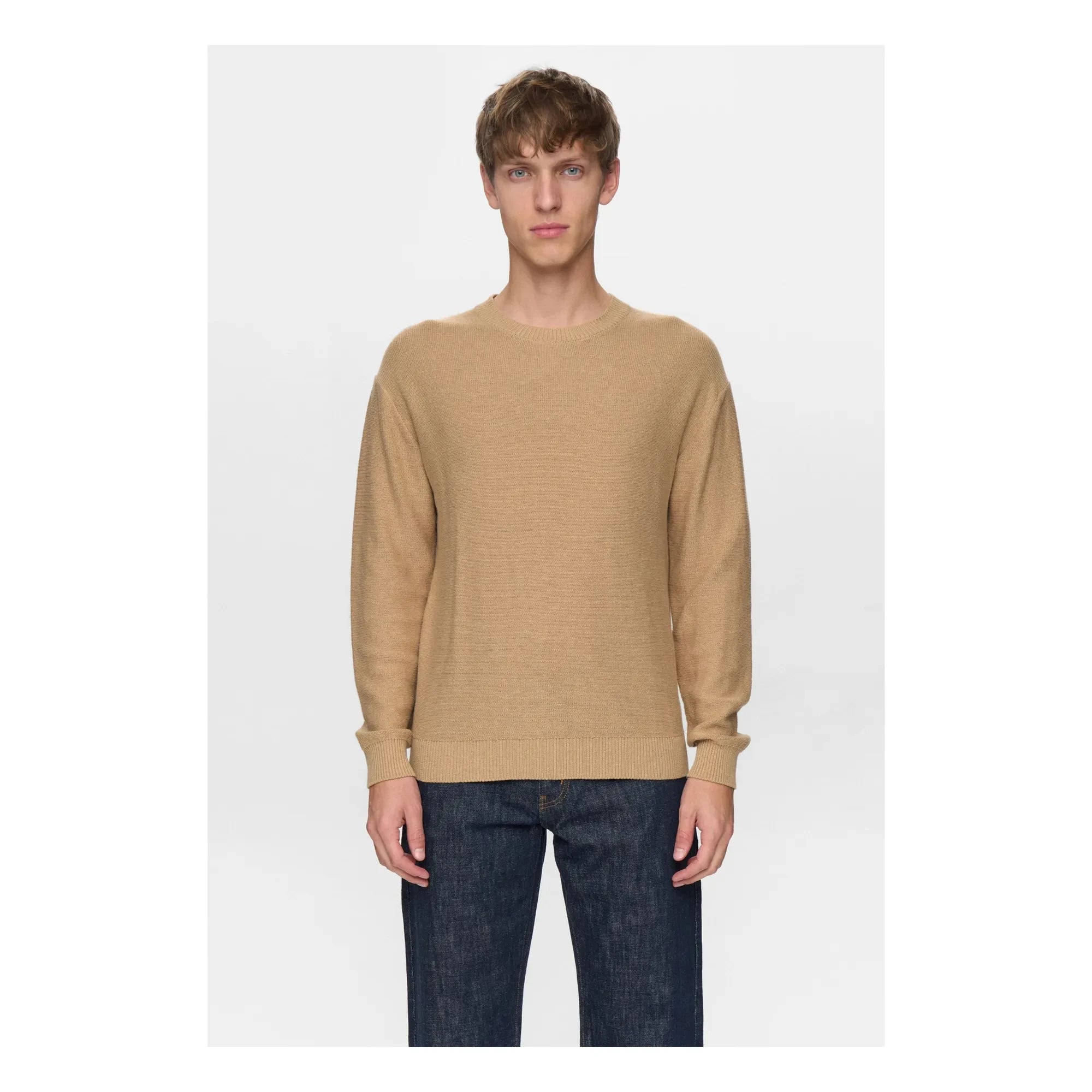 Anerkjendt - Akebbe Baumwollpullover | Taupe