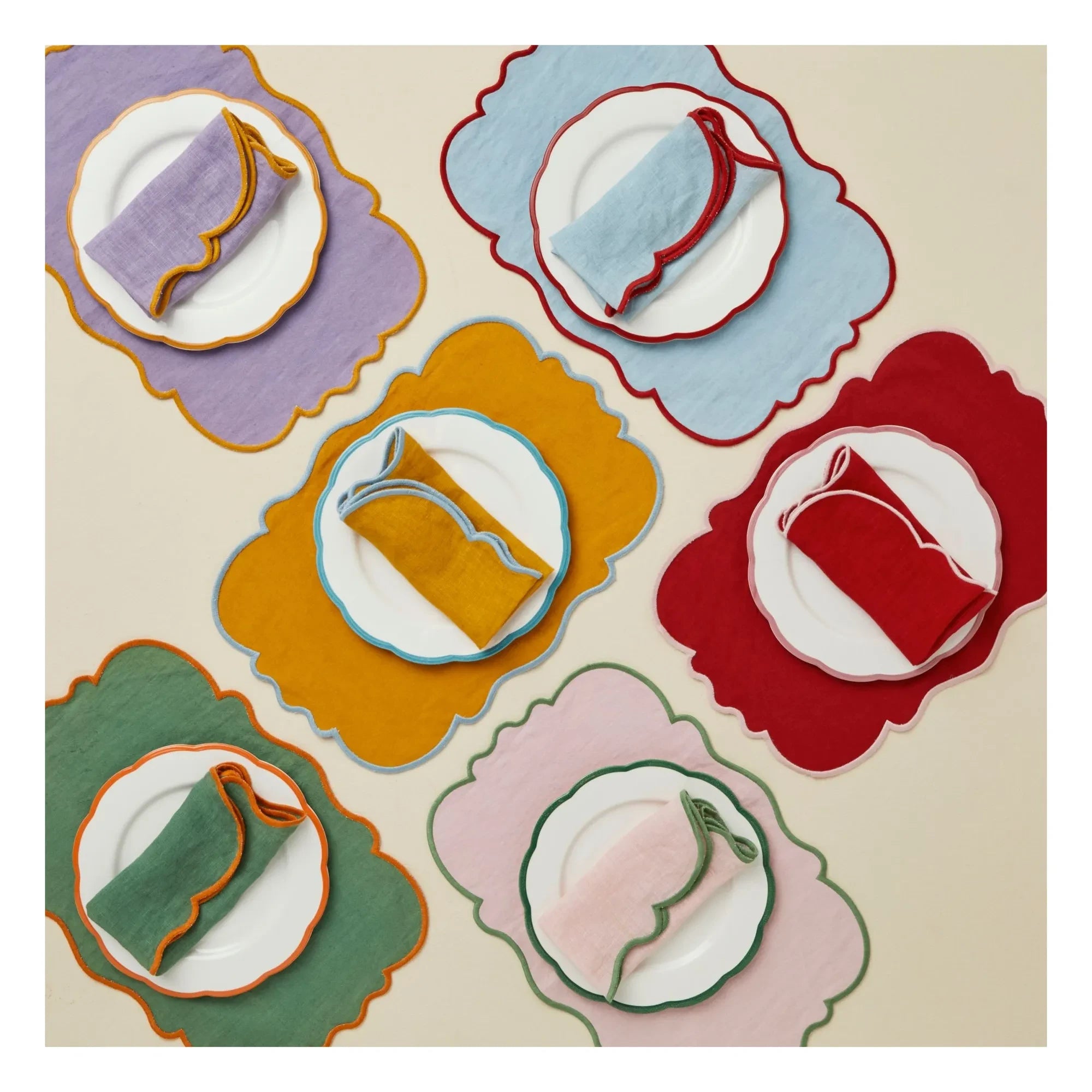 Bitossi - Kissen - 2er-Set | Rot