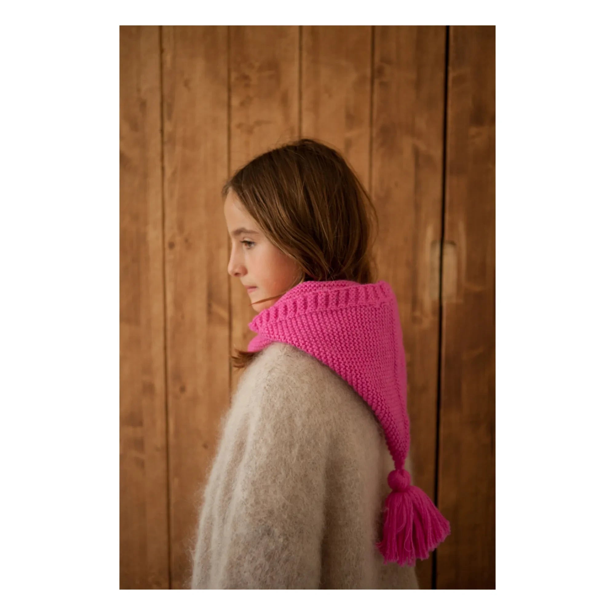 Marlot Paris - Baby Alpaca Lutin balaklava | Fuşya