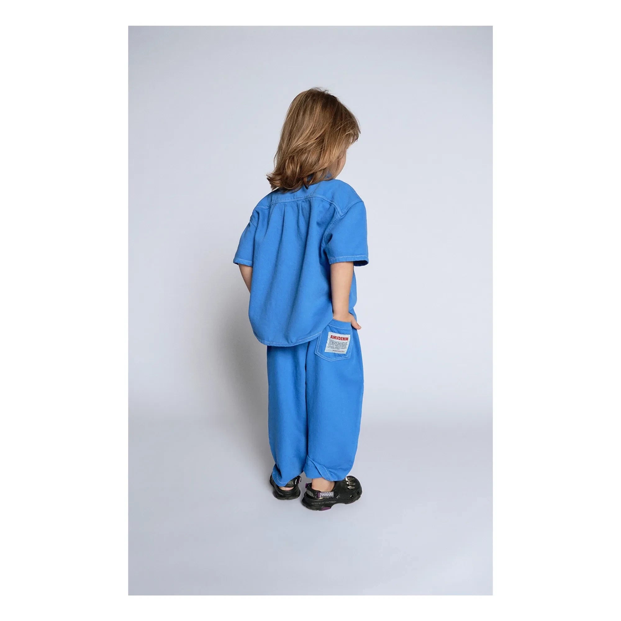 American Vintage - Pusway Organik Pamuk İpli Denim Pantolon | Mavi