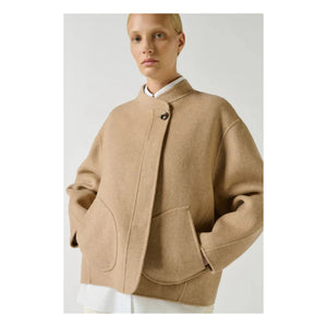 Soeur - Windsor Wollmantel | Heather beige