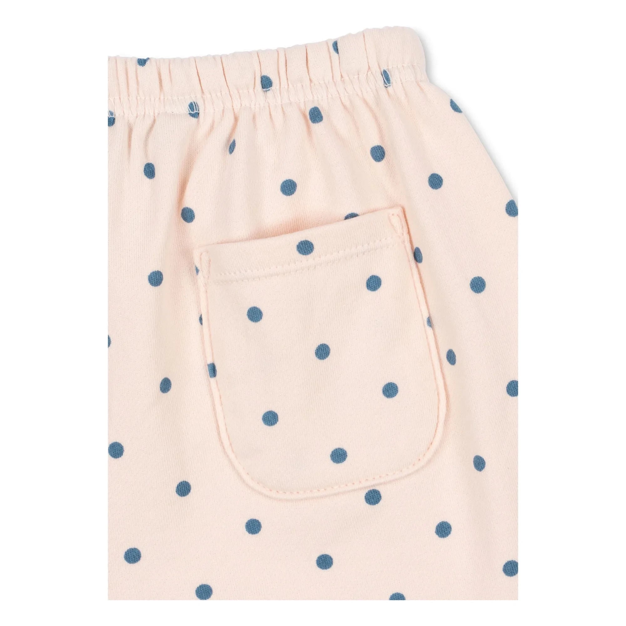 Konges Sløjd - Short Sweatshirt with Polka Dots Organic Cotton | Light Pink