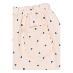Konges Sløjd - Short Sweatshirt with Polka Dots Organic Cotton | Light Pink