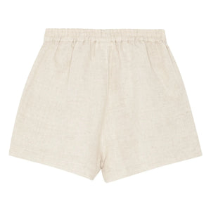 brunobruno nation - Theo Shorts Leinen und Bio-Baumwolle | Beige