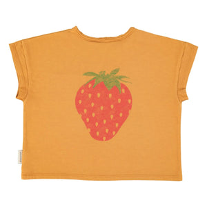 Piupiuchick - T-Shirt Erdbeere | Camel