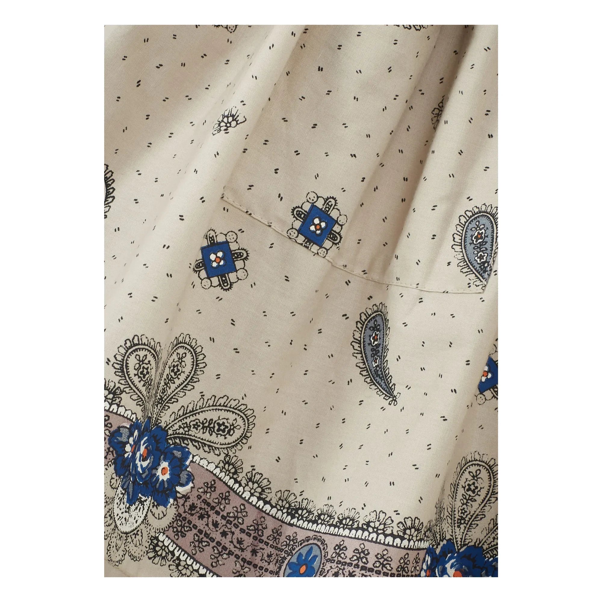 Caramel - Myla Paisley Etek | Ekru
