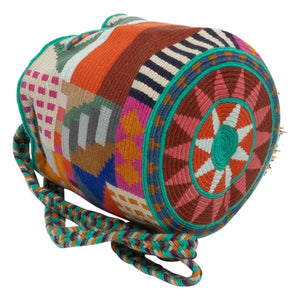 Guanabana - Crossbody Medium Lion Bag | Turquoise