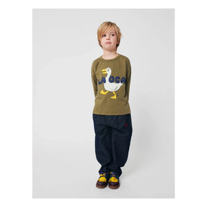 Bobo Choses - Duck T-shirt La OCA Organik pamuk | Haki