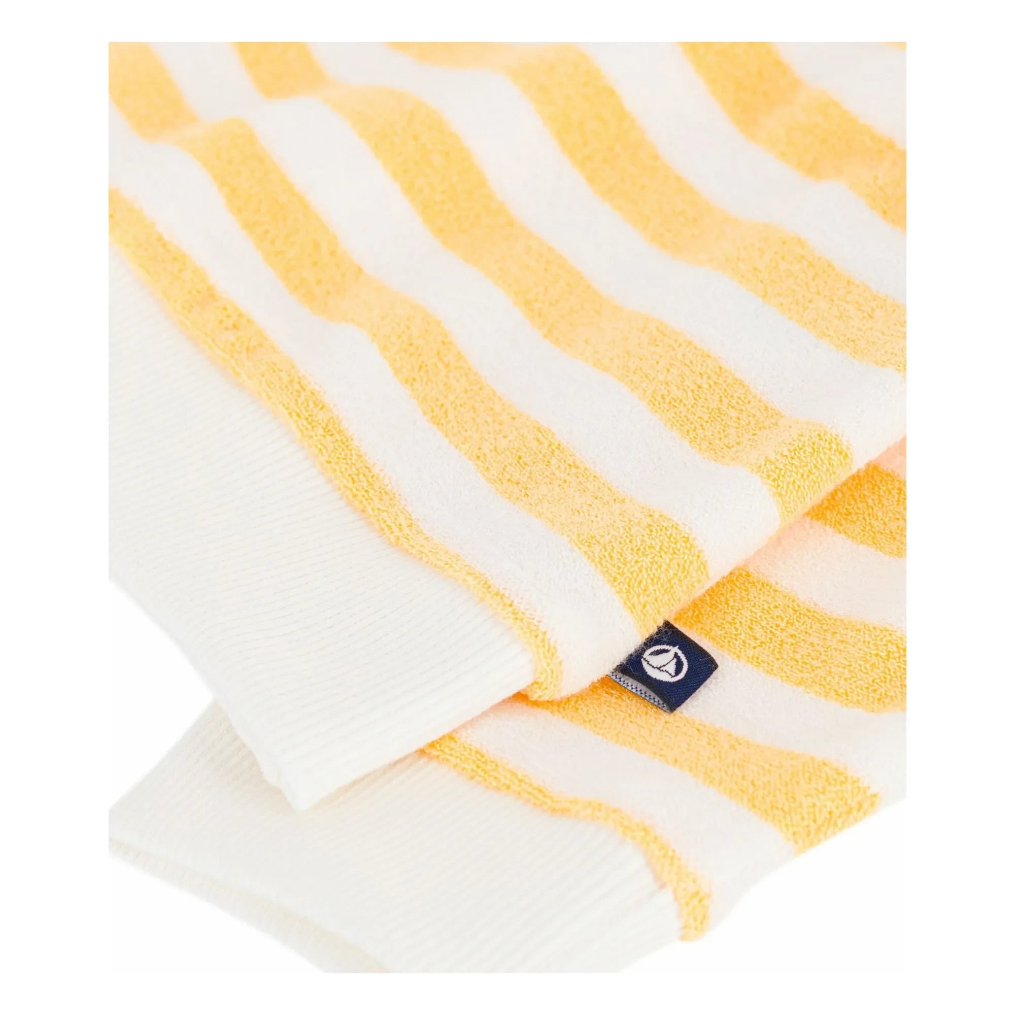 Petit Bateau - Terry Striped Sweatshirt | Yellow
