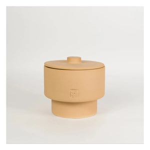 Mon Dada - Kapaklı dış mekan mum, nötr koku June Ibiza Three | Terracotta