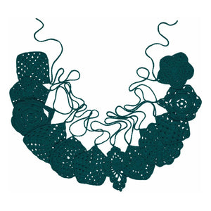 Numero 74 - Hand-knitted Decorative String | Turquoise Blue S022