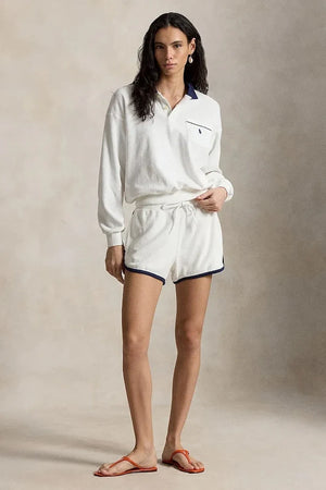 Polo Ralph Lauren kadın kısa şort pamuk LT WT COTTON TERRY-KNT-SHORTS