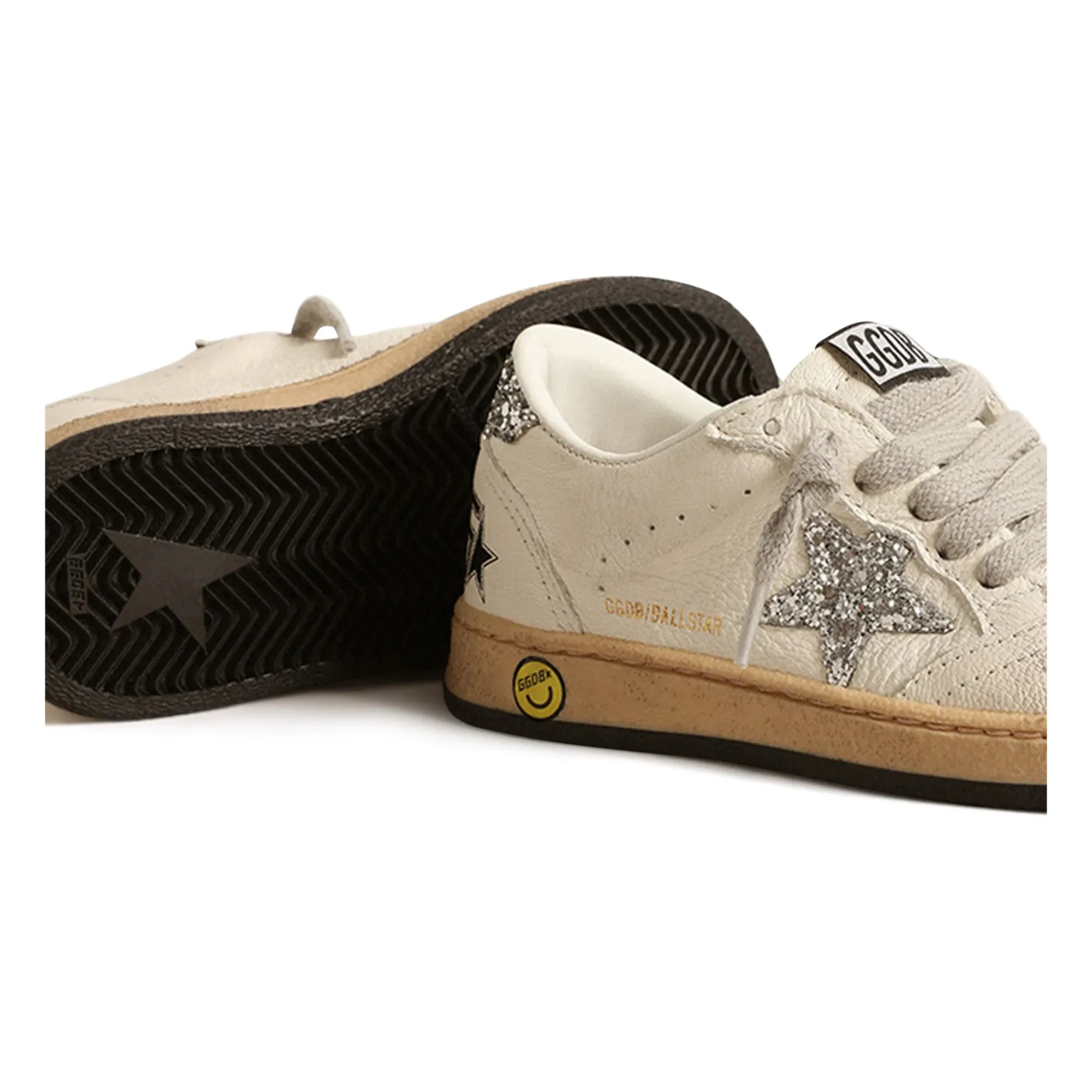 Golden Goose - Ballstar Simli Bağcıklı Sneakers | Gümüş