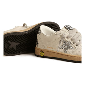 Golden Goose - Ballstar Simli Bağcıklı Sneakers | Gümüş