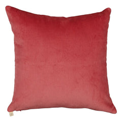 The Socialite Family - Carino Samt-Kord-Quadrat-Kissen | Pink