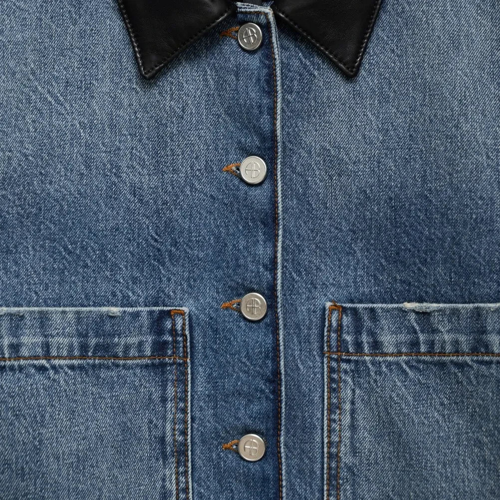 Anine Bing - Yuma Denim Ceket | Mavi