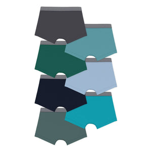 Petit Bateau - Pack of 7 Organic Cotton Boys' Briefs | Green