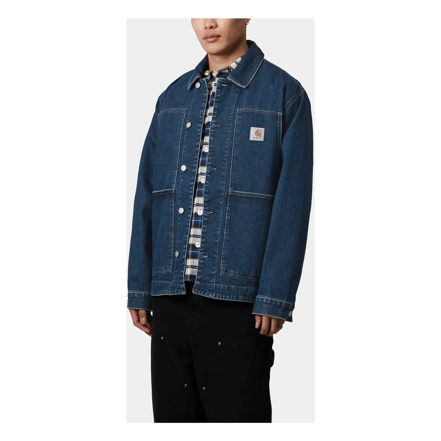 Carhartt WIP - OG Double Front Denim Biobaumwolljacke | Blau
