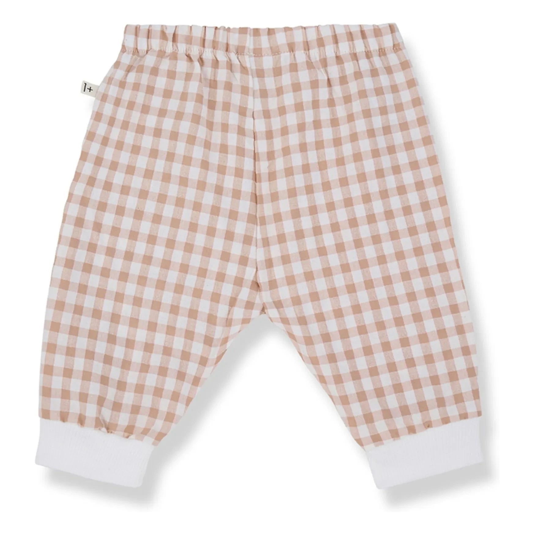 1+ in the family - Karpathos Vichy Seersucker pantolon | Koyu taupe kahverengi