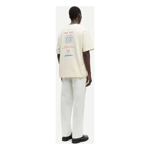 Samsoe Samsoe - Sagergei Baumwoll-T-Shirt | Gebrochenes Weiß