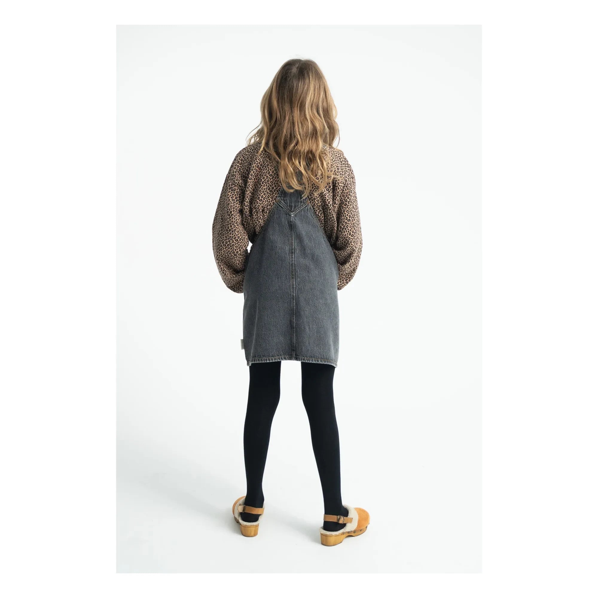 Piupiuchick - Pomme Denim Elbise | Kömür grisi