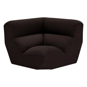 & Tradition - Hi Lo AV55 Modular Sofa Corner Module | Dark Brown