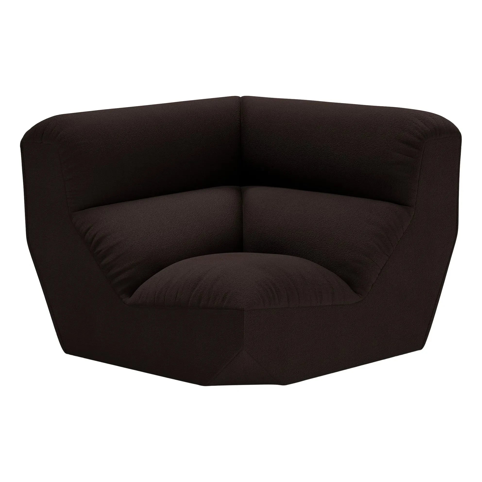 & Tradition - Hi Lo AV55 Modular Sofa Corner Module | Dark Brown
