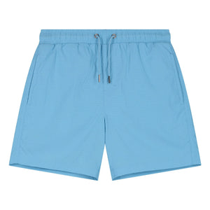 Beachlife - Uni Strukturierte Badeshorts | Hellblau