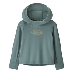 Patagonia - Kapuzen-Sweatshirt SW 95 Oval Logo Recycelte Fasern | Graublau